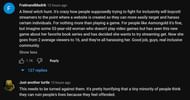 Fans in the YouTube comments section reacting to the streamer's clip 1/2 (Image via Asmongold Clips/YouTube)